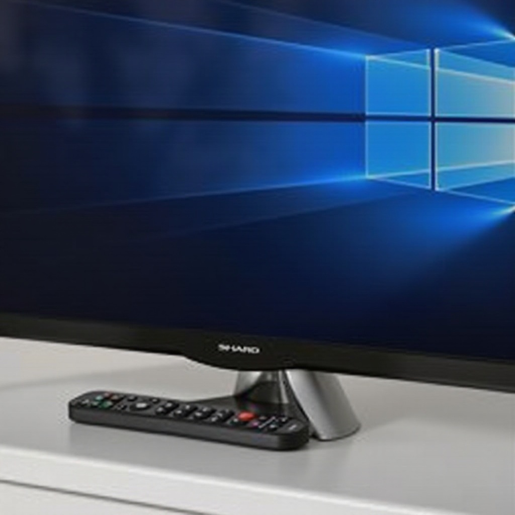 how to press enter on sharp tv without remote