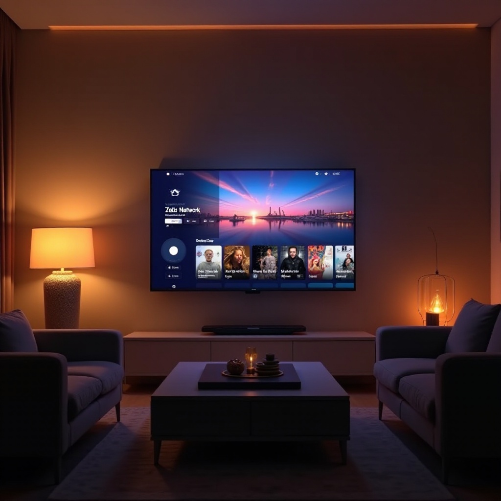 how to watch zeus network on samsung smart tv