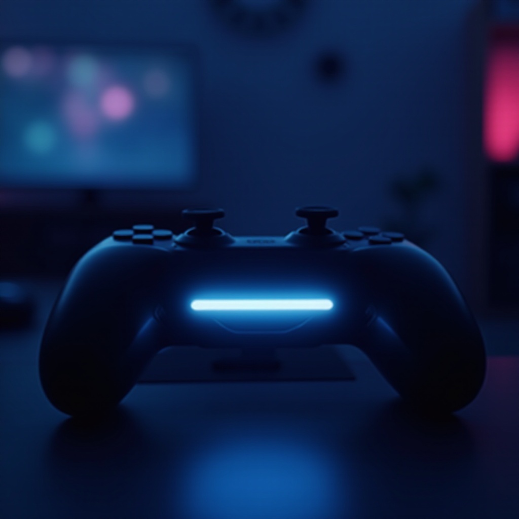 why is my ps4 controller blinking